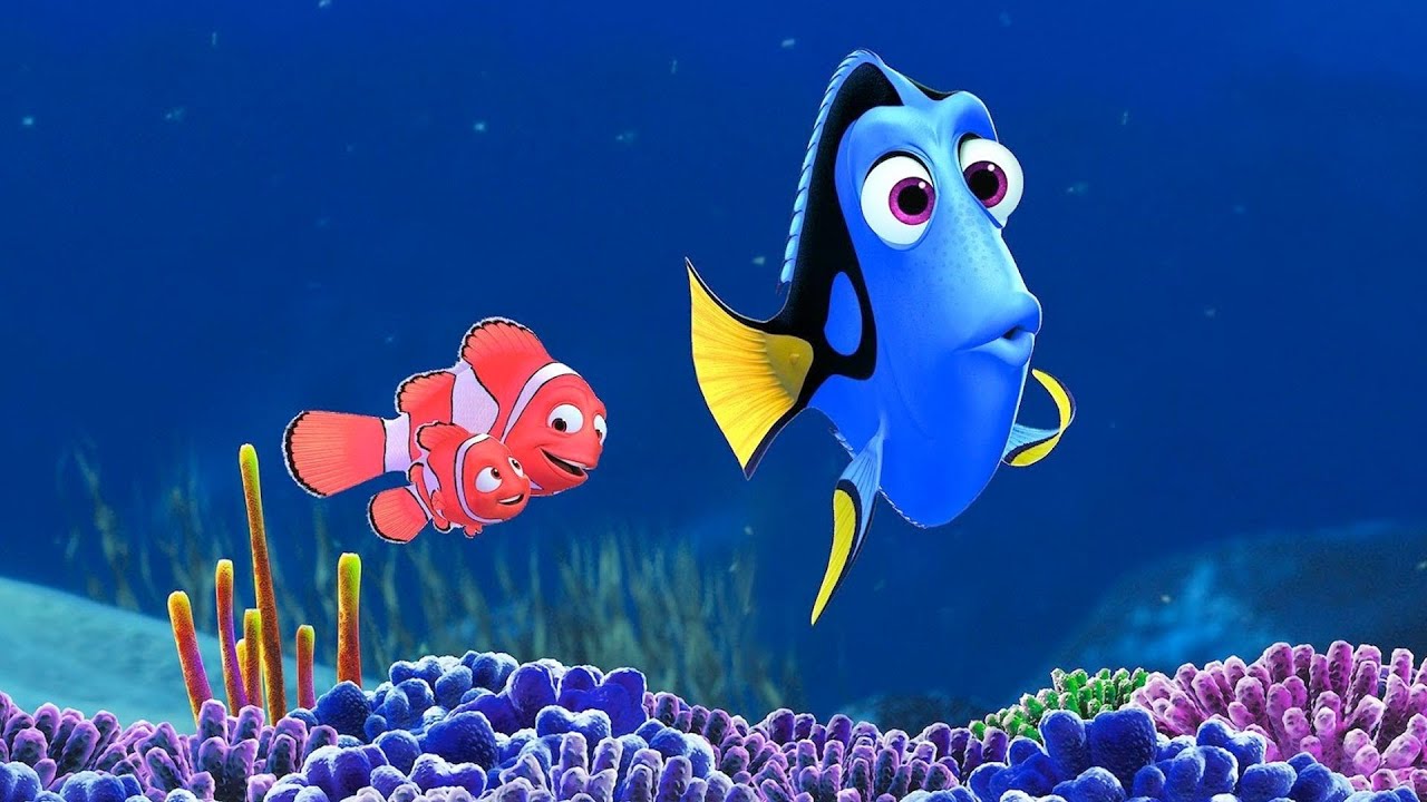 Procurando Dory-Dory,Marlin e Nemo