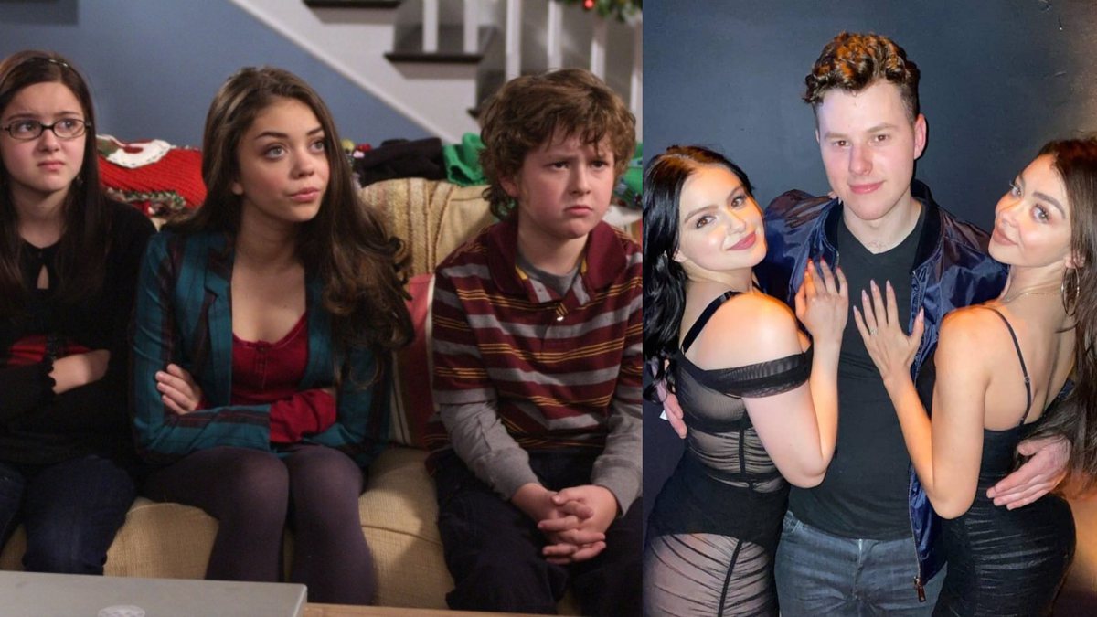 antes e depois crianças Modern Family