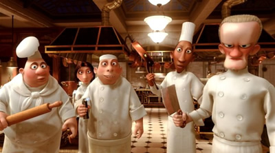 Chefs de cozinha do restaurante-