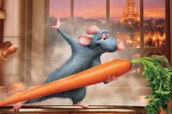Ratatouille-Remy com a cenoura