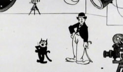 conexão do desenho de Felix com a figura de Chaplin