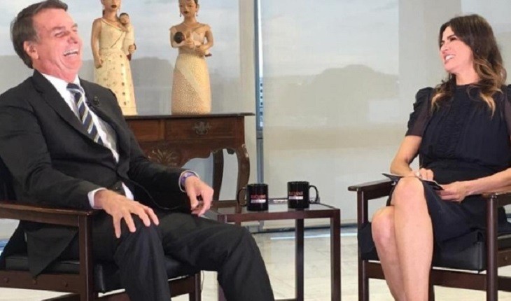 Luciana entrevista o presidente Jair Bolsonaro