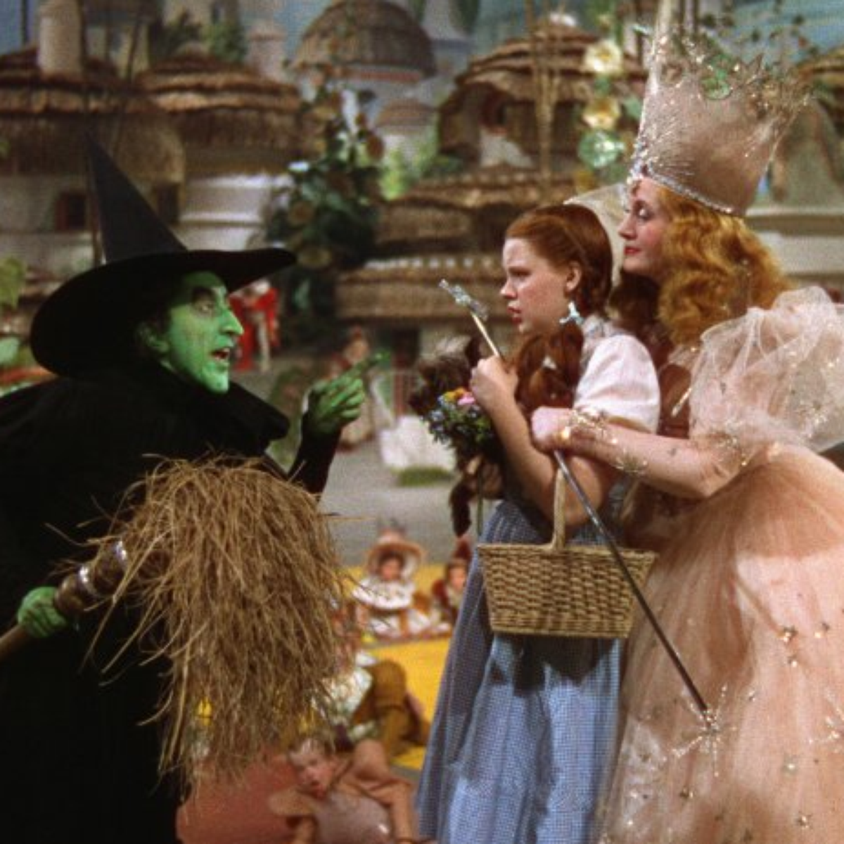 Bruxa má,Dorothy e Glinda