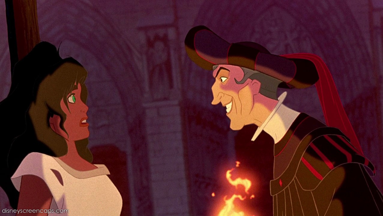 Esmeralda e Frollo