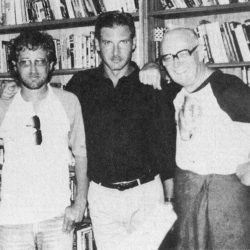 Harrison Ford and Spielberg visit Arthur C. Clarke in Sri Lanka.