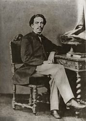 Machado de Assis aos 25 anos, 1864.