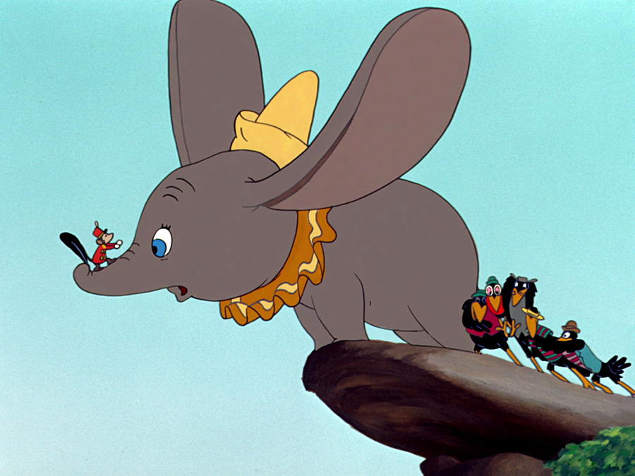 Dumbo,Timothy e Corvos