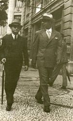 Mário de Andrade durante o exílio no Rio de Janeiro em 1938