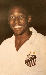 Pelé é o maior artilheiro da história do Santos
