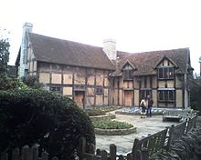 Casa de John Shakespeare em Stratford-upon-Avon.