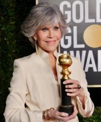 Jane Fonda foi homenageada domingo no Globo de Ouro