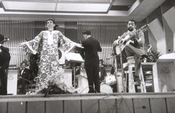 Gilberto Gil e Nana Caymmi no III Festival da Música Popular, 1967.