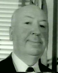 Hitchcock na época das filmagens de "Os Pássaros".