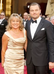 Mãe e filho: Irmelin Indenbirken e Leonardo DiCaprio na cerimônia do Oscar, em 2014 