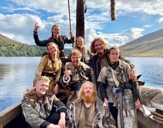 Vikings Valhalla - Fotos elenco Bastidores