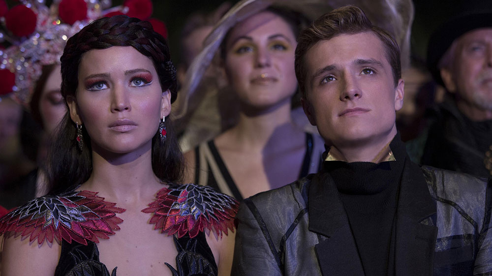 Katniss e Peeta na festa na capital