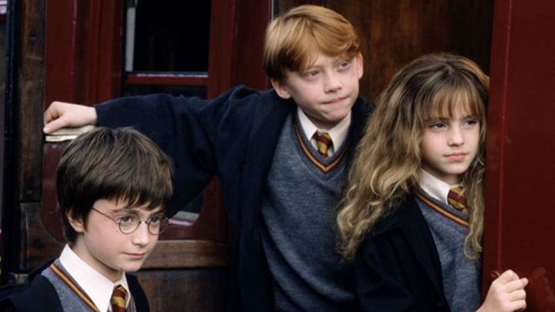 Harry,Ron e Hermione