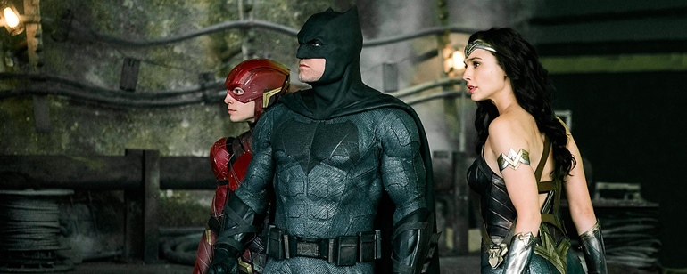 Flash,Batman e Mulher-maravilha