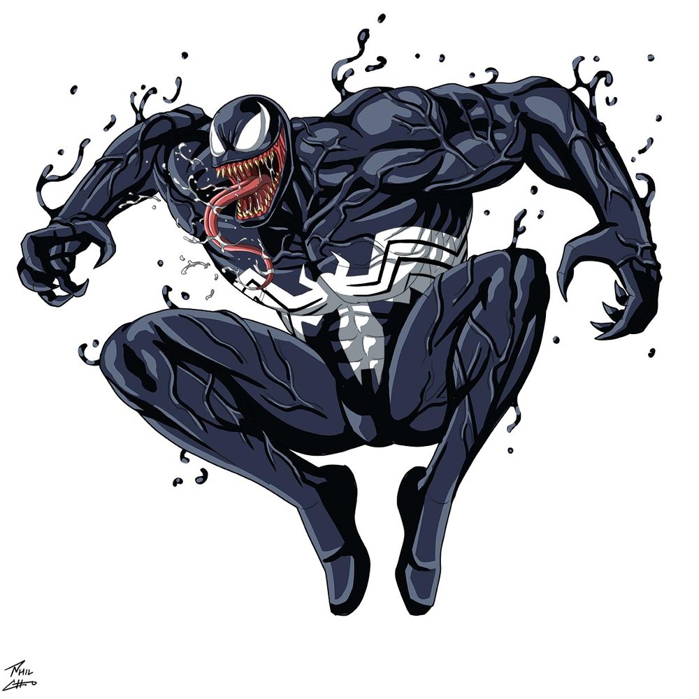 Venom em desenho