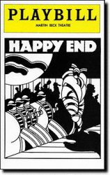 Capa da Playbill de maio de 1977 com o musical Happy End, pelo qual Meryl foi indicada ao Drama Desk Award 
