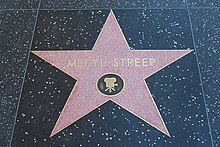Estrela de Meryl na Calçada da Fama 