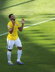 Hulk durante a Copa do Mundo FIFA de 2014 