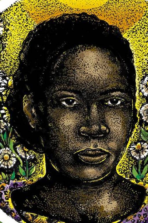 Maria Firmina dos Reis, a Patrona do Fliaraxá, arte por Tom Farias - 10º Festival Literário de Araxá imagoi